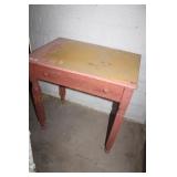 Country Desk w/ Plywood Top 29x20x29