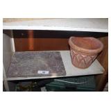 Square Marble 10x14 & Planter