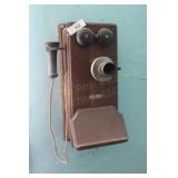 Antique Western Electric Wall Phone Note: