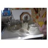 Depression Pattern Glass Dinnerware Set & More