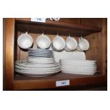 Czechoslovakia Corn Set, Gibson Cups & Saucers,