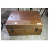 Primitive Wooden Dove Tailed Specialty Case (No