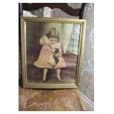 Victorian Print No Glass 15x17.5