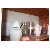 Carafes, Teapot, Vases, & Planter