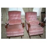 Pair of Platform Rockers 27x34x33