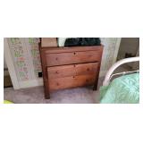 Three Drawer Cherry Chest 41x18x36 (Missing Two