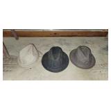 Stetson 7 1/4, Stetson 7 ½, Bee Hat 7 1/4, & One