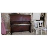Edward B. Baily Upright Piano 63x27x55 (Bring