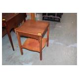Mahogany Side Table (Damage on Corner Décor)