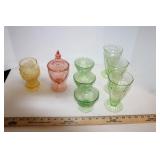 Various Depression Glass