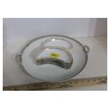 Limoges Platter & Homer Laughlin Bone Trays