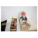 2 Puppets, Steinback and Pelham, Original Boxes