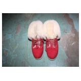 Red Leather Ugg