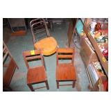 4 Child Size Chairs