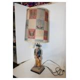 Patriotic Chalk Lamp