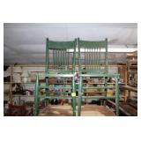 Pair of Oak Press Back Chairs