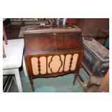 Drop Front Desk Radio Cabinet