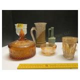 McCoy Creamer, Carnival Glass, Mug, etc.