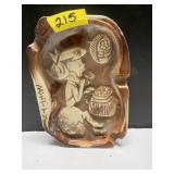1961 Hanna Barbara Flintstones Betty Ashtray