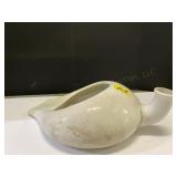 Porcelain Bedpan w/ A Crack