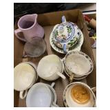 Teacups, Sugar, & Creamer