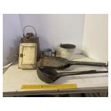 Kerosene Can, Ladles, Ash Shovels, & More