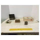 Cigar Boxes, Recipe Box, Army Oil Lubrication, &