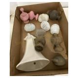 Bird Feeder, Finial, & Wall Pocket