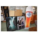2 Movie Posters & Beer Advertisement: Posters