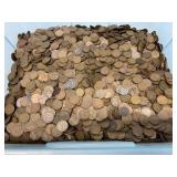 5000+ Unsorted Wheat Pennies