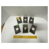 6 1971 & 72 Ike Proof Dollars