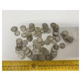 89 Mercury Dimes & 13 Silver Roosevelt Dimes