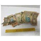 45 Pieces Foreign Currency