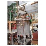 Pair of Rough Nightstands & Table