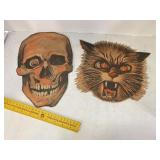 Vintage Paper Halloween Masks