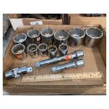 S-K ¾ Inch Socket Set w/ Swivel 7 ¼ & 4 ¼ Inch