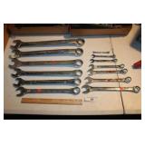 S-K Combination Wrenches 1 7/16 to 5/16