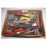 Assorted Tools: Adjustable Wrenches,