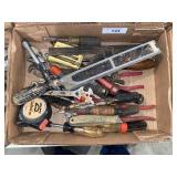 Tools: Tape Measurers, Screwdrivers, Squares