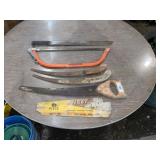 Wood Saws & Machete w/ Only One Side of the