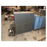 Two Door Metal Cabinet 36.5 x 18 x 42
