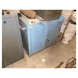 Two Door Metal Rolling Cabinet 39 x 24 x 34