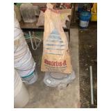 Partial Bag of Oil Absorber & Bucket of Dry Sweep