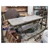 Stainless Steel Adjustable Gurney 29 x 74 x