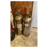 Two Fire Extinguishers Last Inspections 1995 &