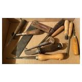 Chisels, Square, Punch, & Knife
