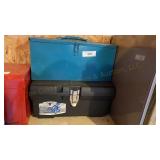 Metal Makita Box and Plastic Toolbox