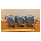 Seven Corelle Stoneware Coffee Mugs