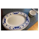 One Dansk Custard Dish, Six Plastic Platters,