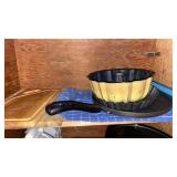 Bundt Pan, Tart Pan, Two Cutting Boars, & One